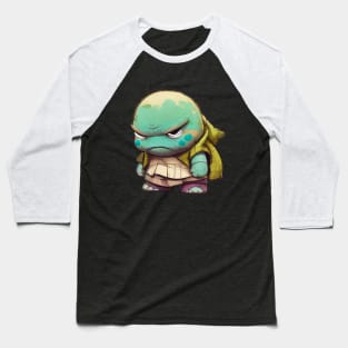 Turtle Cute Adorable Humorous Illustration Baseball T-Shirt